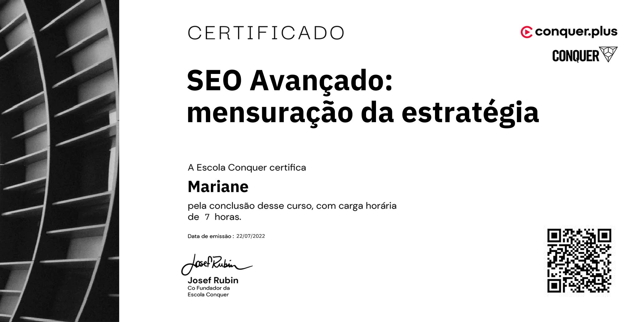 Certificado de SEO Avançado: mensuração da estratégia